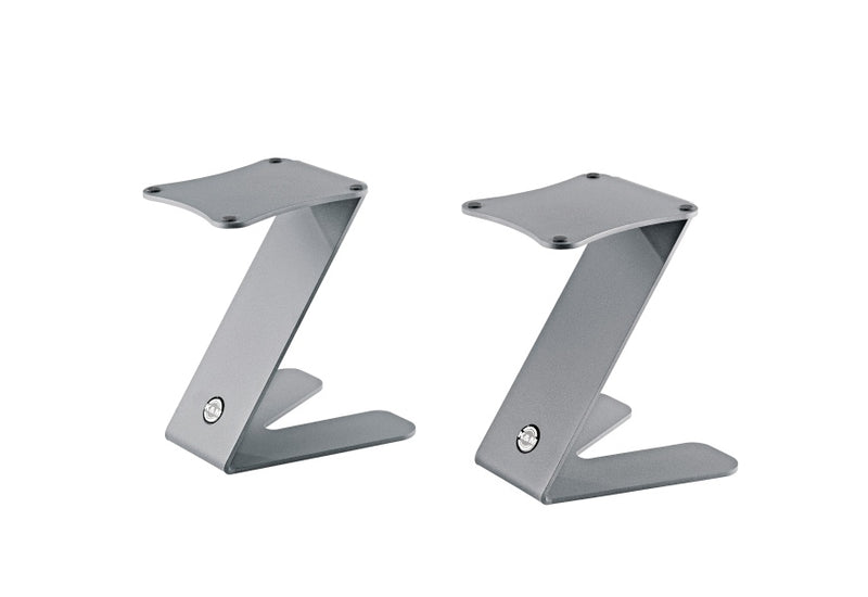 K&M 26773 Z Shape Studio Monitor Stand - Set of 2 (Grey)