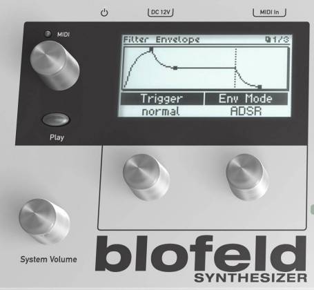 Waldorf BLOFELDDTWHITE Module de synthétiseur numérique de bureau avec modélisation analogique (blanc)