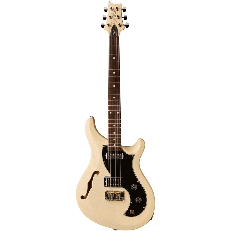 PRS S2 VELA SATIN Semi Hollow-Body Electric Guitar (Antique White)