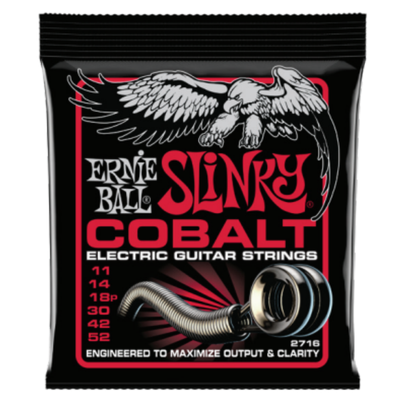 Ernie Ball 2716EB Burly Cobalt Slinky Guitare électrique 6 cordes 11-52