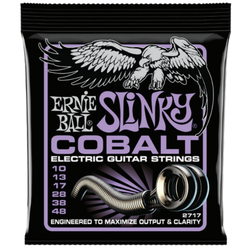 Ernie Ball 2717EB Guitare électrique Ultra Cobalt Slinky 6 cordes 10-48