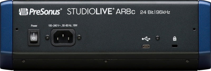 Mélangeur/enregistreur 8 canaux PreSonus StudioLive AR8c avec USB-C