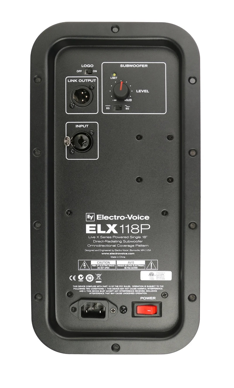 Ensemble d'ampli électro-vocal pour EV ELX118P