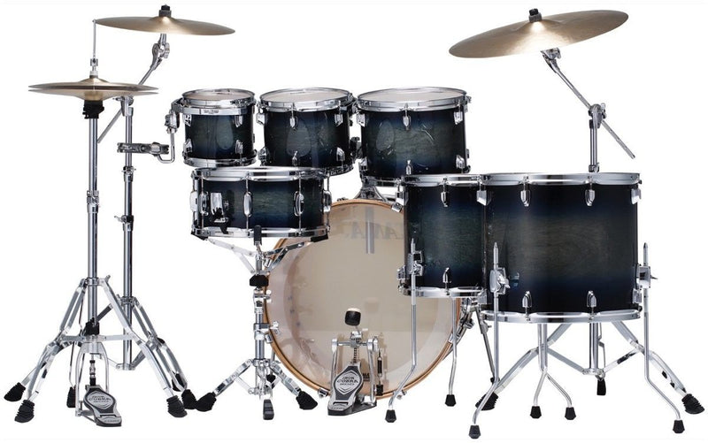 Tama CL72SDIB Superstar Classic Pack de 7 coques (22,8,10,12,14,16,SD) - Indigo foncé Burst