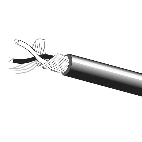 Câble micro blindé équilibré Digiflex NK2/6-305M-BLACK - 305 m (noir)