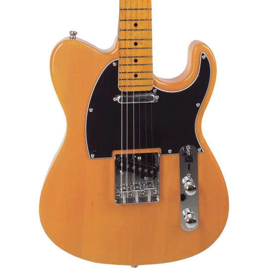 Tagima TW 55-BS-LF/BK Guitare électrique (Butterscotch)