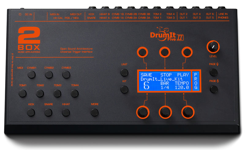 2BOX 11017 DrumIt 5 Mk2 Drum Module