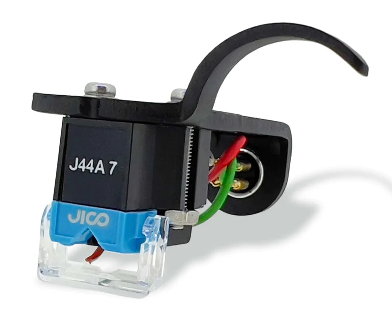 Jico J-AAC0612 Omnia J44A 7 DJ Improved SD Cartridge Mounted on Black Head Shell