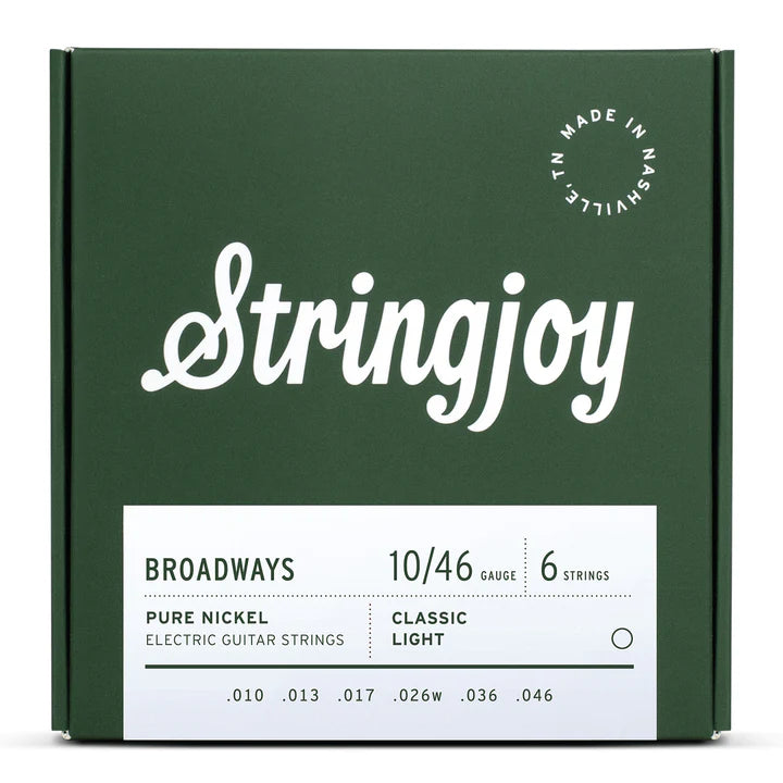 Stringjoy SJ-BR1046 Electric Guitar Strings Classic Light - 10-46