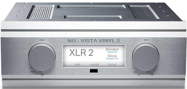 Musical Fidelity MUFTUBNUVINSI NU-VISTA VINYL 2 High-End Fully Balanced and Discrete Phono Preamp (Silver)