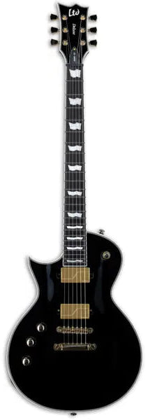 ESP LEC1000BLKFLH Left Handed Electric Guitar (Black)