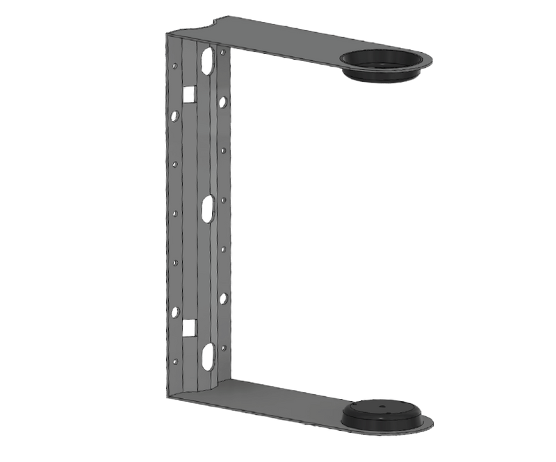 Cloud Electronics CS-12BKTB U-Bracket for Clouds CS-S12 Surface Speakers (Black)