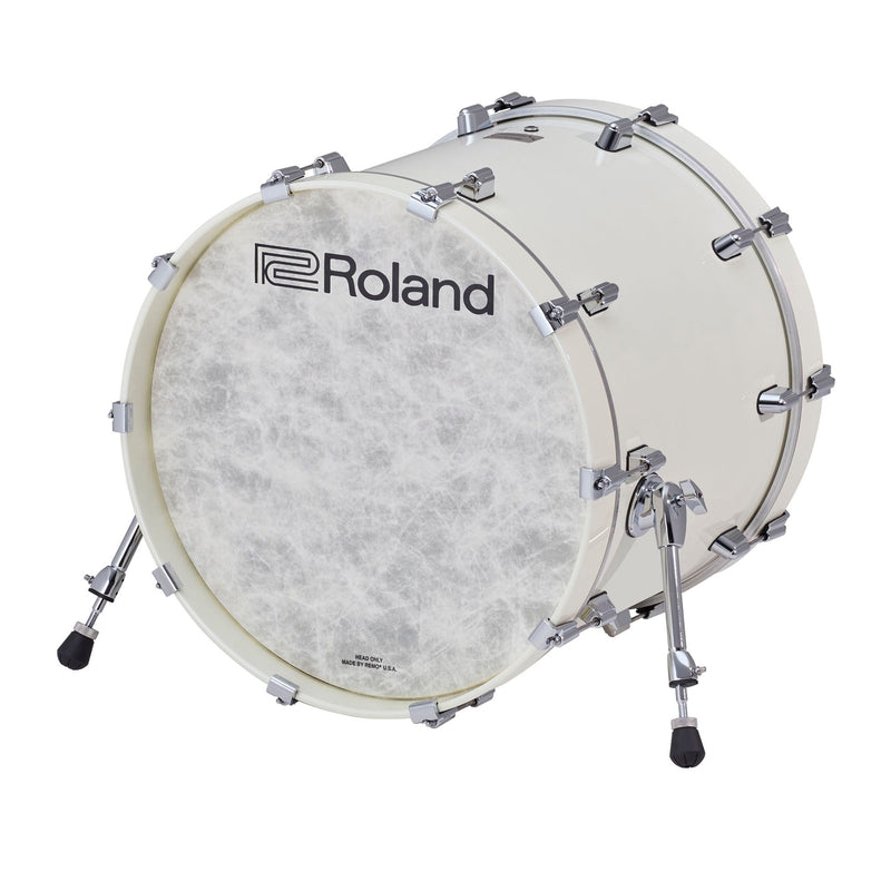 Roland KD-22-PW Acoustic Kick Drum (Pearl White) - 22"