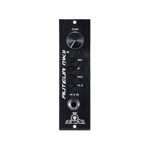 Préampli micro Black Lion Audio AUTEUR MK2 série 500 avec étage d'entrée ultra-rapide 