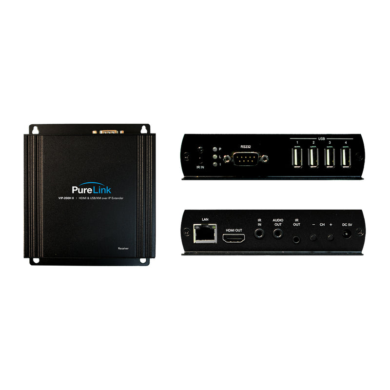 PureLink VIP-EXT-200-1 Système d'extension Full HD 1080P HDMI et USB/KM sur IP