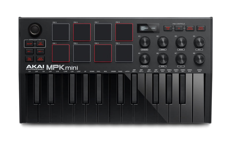 Akai MPK MINI MKIII Contrôleur de clavier 25 touches (Noir)