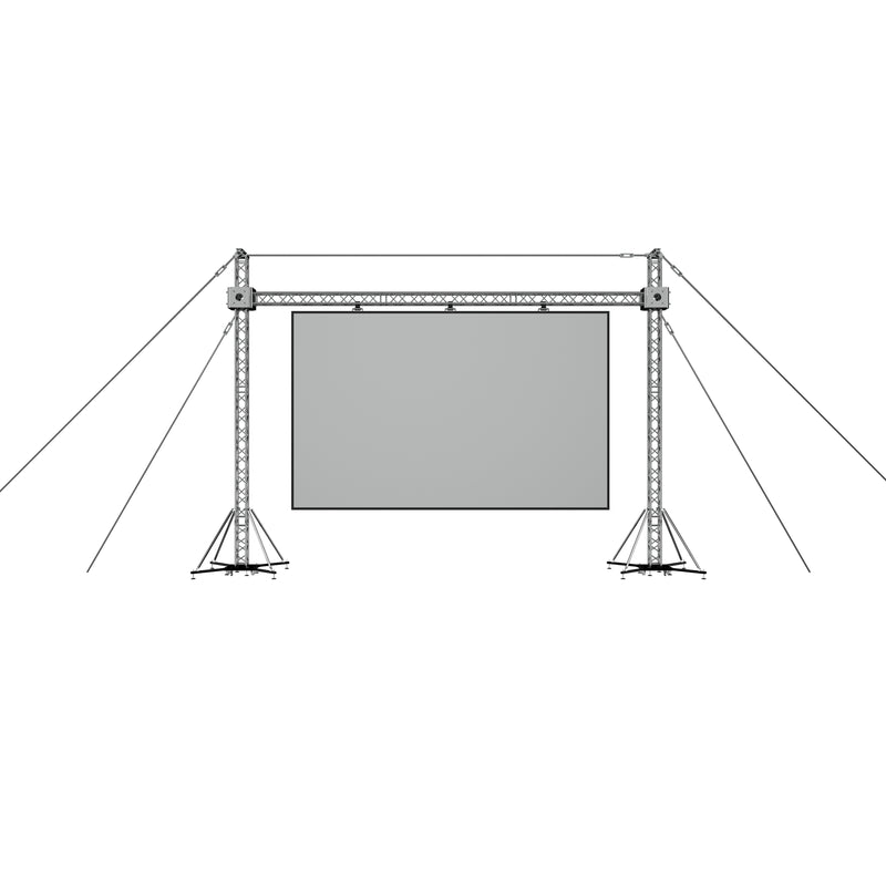 ProX XTP-GS3023 Écran LED Panneau d'affichage vidéo Fly Wall Truss Ground Support System 30'W x 23'H avec palan