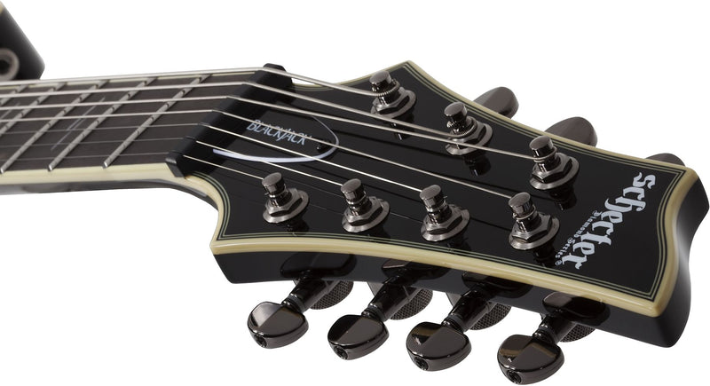 Schecter C-7 Blackjack Series 7 Strings Electric Guitar (Gloss Black) (USED)