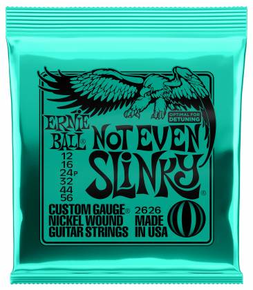 Ernie Ball 2626EB Not Even Slinky Not Even Slinky Nickel Wound Electric Guitar Strings 6-String Set 012 - 056