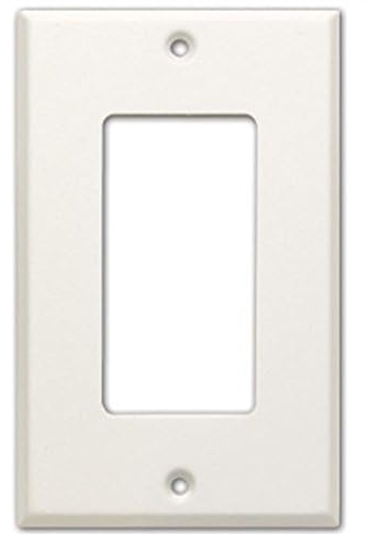 RDL CP-1 Single-Slot Cover Plate (White)