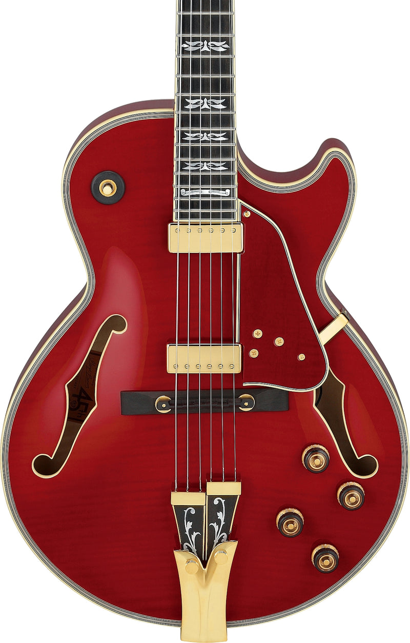 Ibanez GBSP10 Signature Series George Benson Signature Guitare électrique (Rouge)