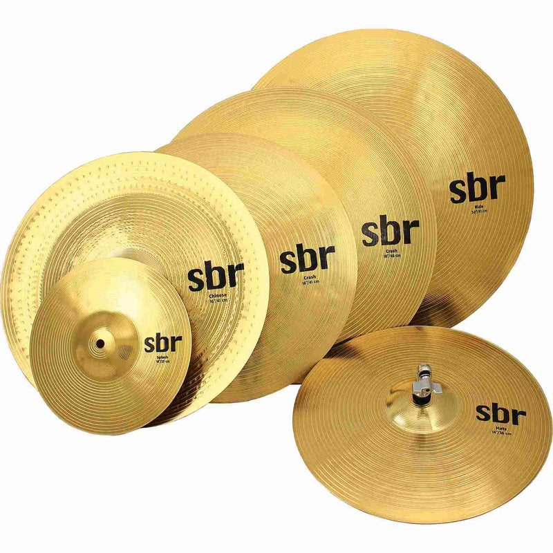Pack de cymbales Sabian SBR5007 SBr Super Set avec crash 18"