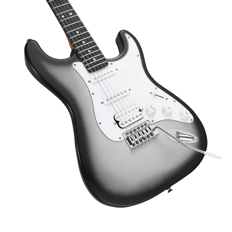 Mooer MSC12-PRO-IS Electric Guitar (Iron Silver)