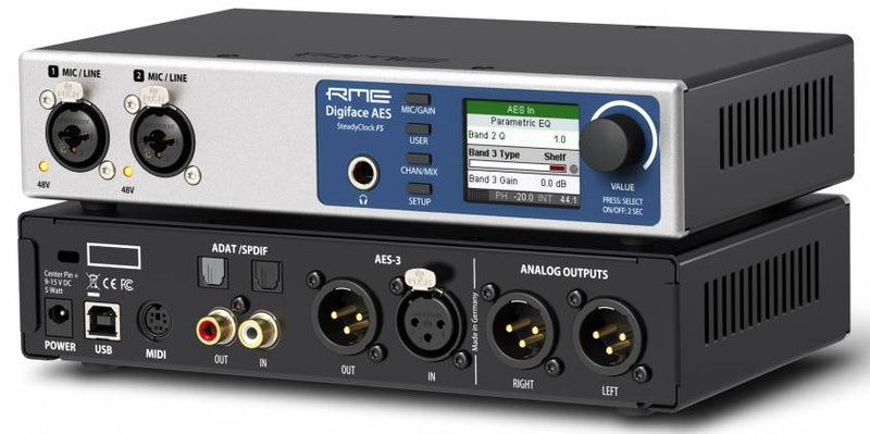 RME DFAES 1RU Digiface 24 Bit 192 kHz USB Audio Interface