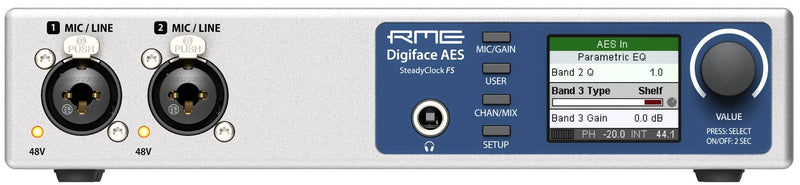 Interface audio USB RME DFAES 1RU Digiface 24 bits 192 kHz