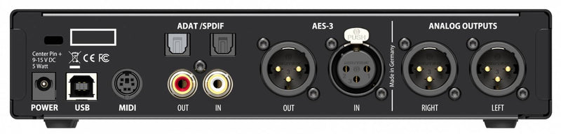 Interface audio USB RME DFAES 1RU Digiface 24 bits 192 kHz