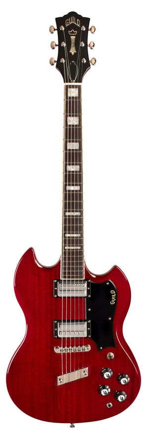 Guild POLARA DELUXE Electric Guitar (Cherry Red)
