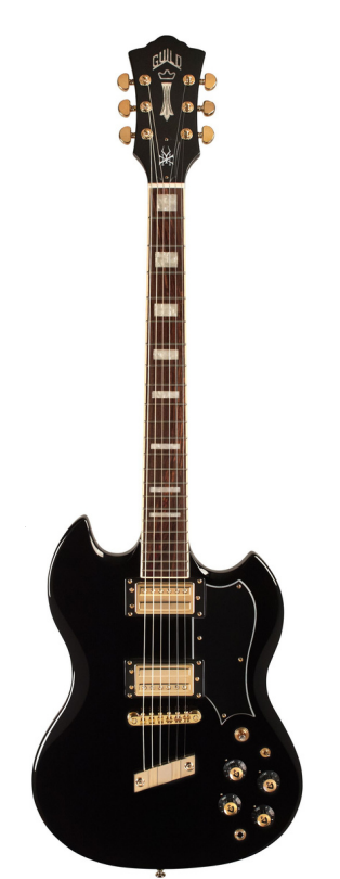 Guild POLARA S-100 Edition Electric Guitar (Black)