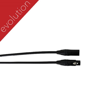 RapcoHorizon EVLMCN10 Evolution Câble de microphone silencieux XLR-M vers XLR-F - 10 pieds