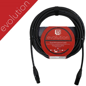 RapcoHorizon EVLMCN10 Evolution Noiseless Microphone Cable XLR-M to XLR-F - 10 Foot