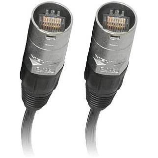 Chauvet Professional Video C6F-ECMX-BLK-03 Cat6 Shielded Ethercon Cable - 3 ft