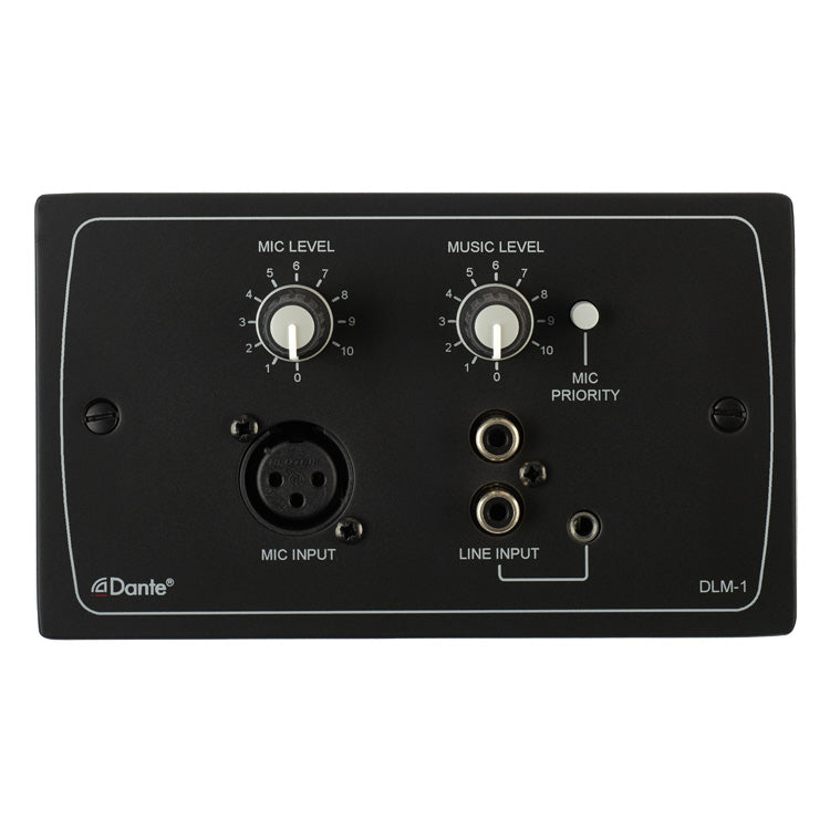 Cloud Electronics DLM-1AB Dante Line / MIC Entarning Module (noir)