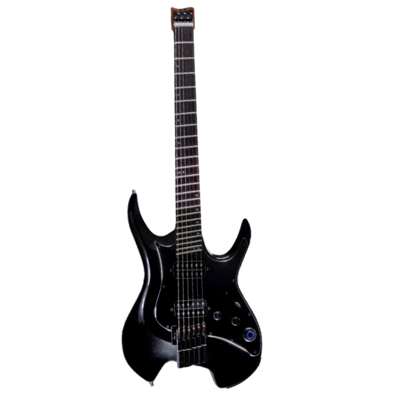 GTRS Guitars W800 Series Headless Electric Guitar (Black)