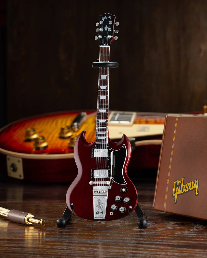 Axe Heaven GG-220 Gibson 1964 SG 1:4 Scale Mini Guitar Model (Standard Cherry)