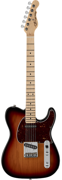 G&L FULLERTON DELUXE ASAT CLASSIC Alder Body w/ Maple Fretboard Electric Guitar - 3 Tone Sunburst
