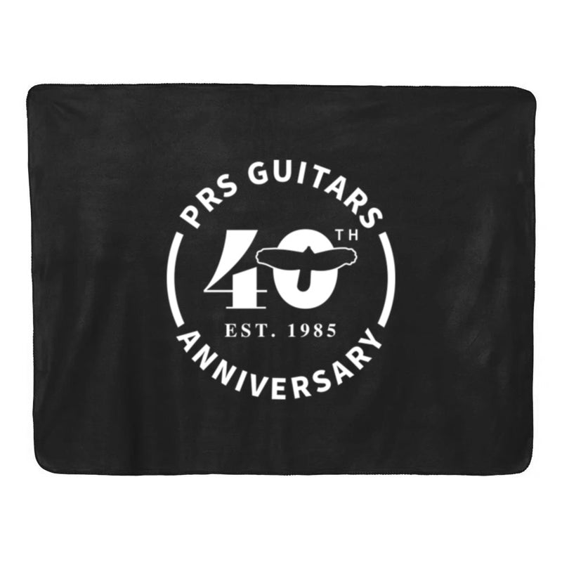 PRS 40th Anniversary Fleece Throw Blanket (Black)