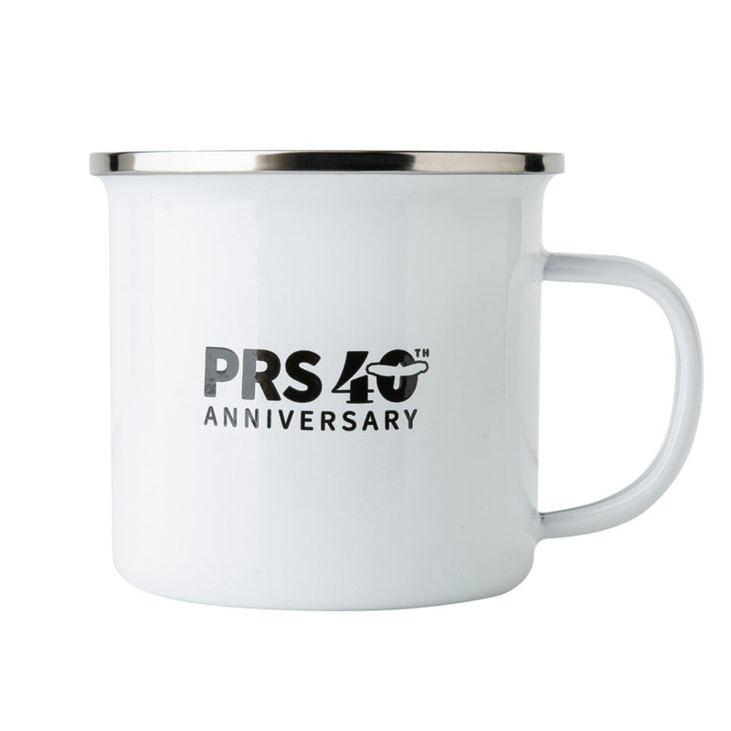 PRS 40th Anniversary Stainless Steel Camp Mug (White) - 13oz