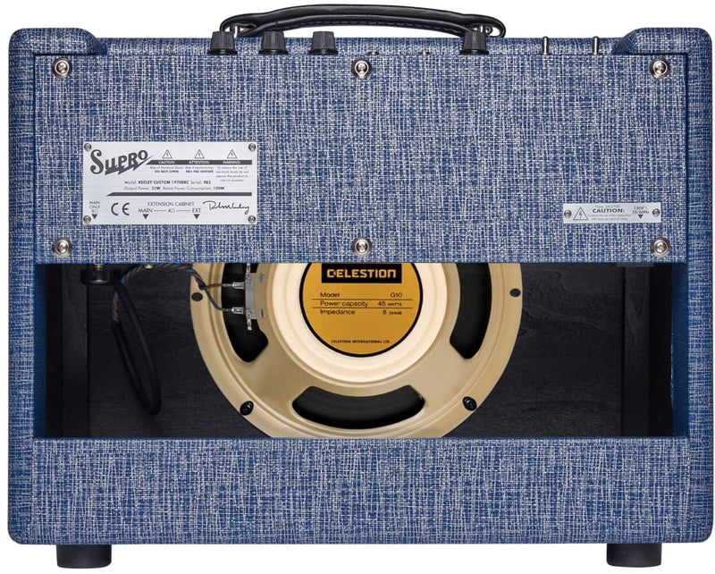 Supro KEELEY CUSTOM CREAMBACK 10 25W Tube Guitar Combo Amplifier - 10"