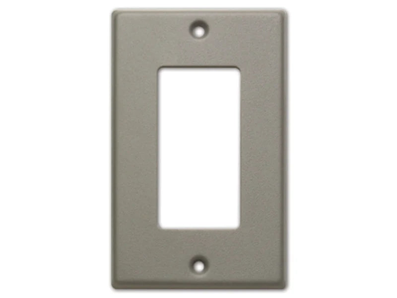 RDL CP-1G Single-Slot Cover Plate (Gray)