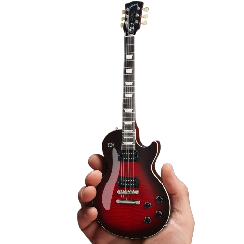 Axe Heaven GG-125 Slash Gibson Les Paul Standard 1: 4 MINI MINI GUITARE (Vermillion Burst)