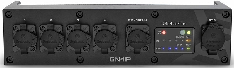 Chamsys GENETIX-GN4IP Compact IP65 Rated 4 Port DMX Lighting Node