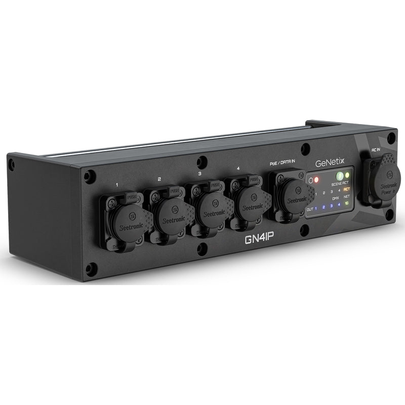 Chamsys GENETIX-GN4IP Compact IP65 Rated 4 Port DMX Lighting Node