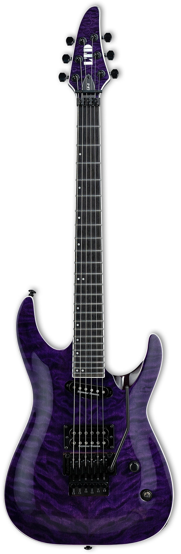 ESP LALRIIQMSTP ALR-II Signature Electric Guitar (See Thru Purple)