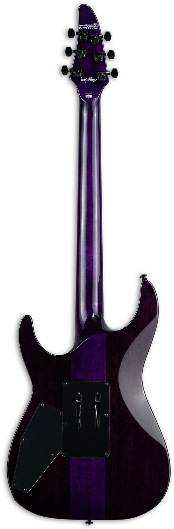 ESP LALRIIQMSTP ALR-II Signature Electric Guitar (See Thru Purple)