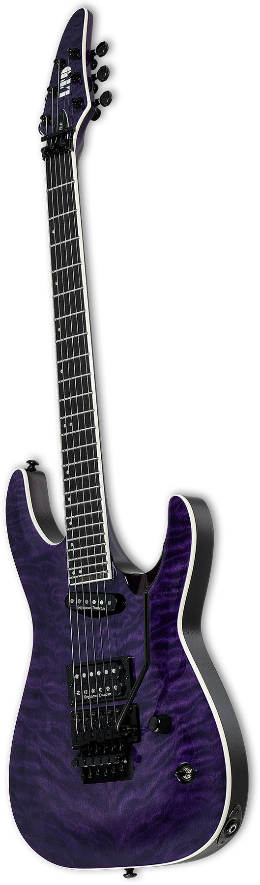 ESP LALRIIQMSTP ALR-II Signature Electric Guitar (See Thru Purple)