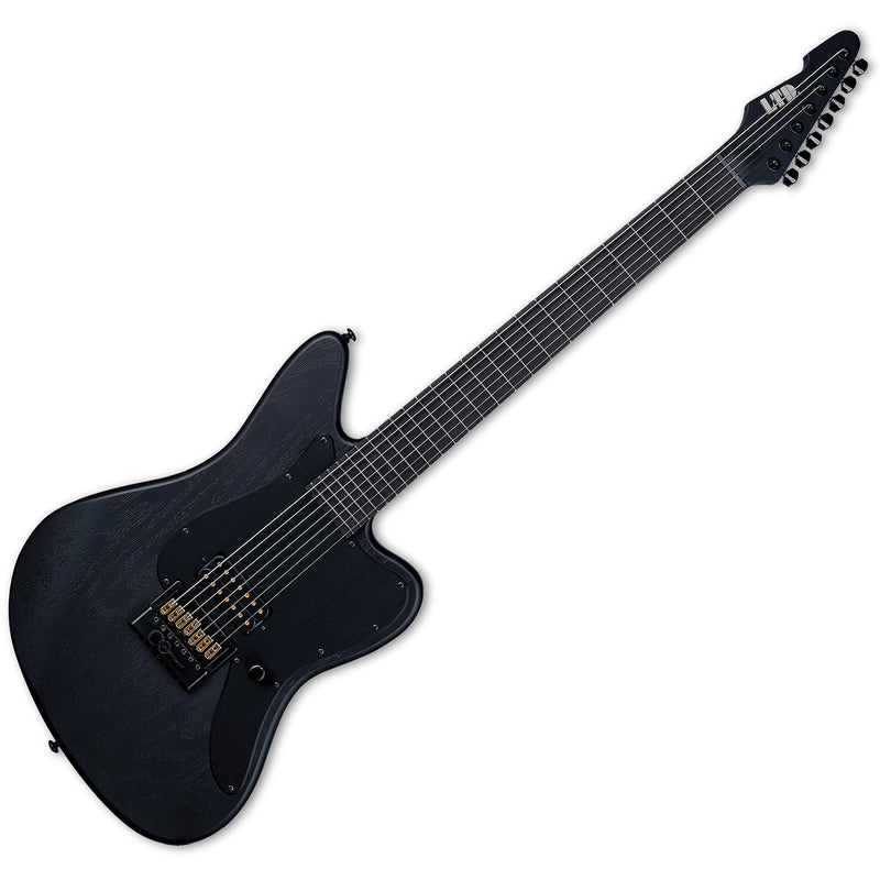 ESP LAWXJ7BETOGBLKS Alex Wade XJ Signature 7-string Baritone Electric Guitar (Black Satin)